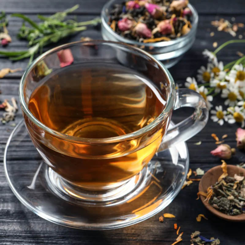 ROSE & CINNAMON DE-STRESSING GREEN TEA BLEND