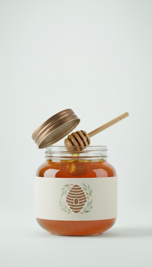 Raw Indian Wildflower Honey Jar
