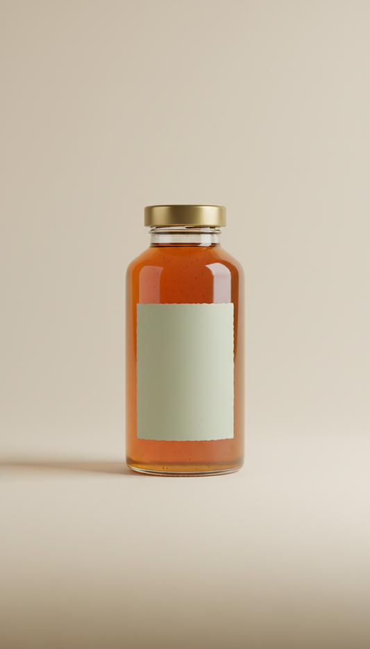 Wildflower Honey Glass Bottle